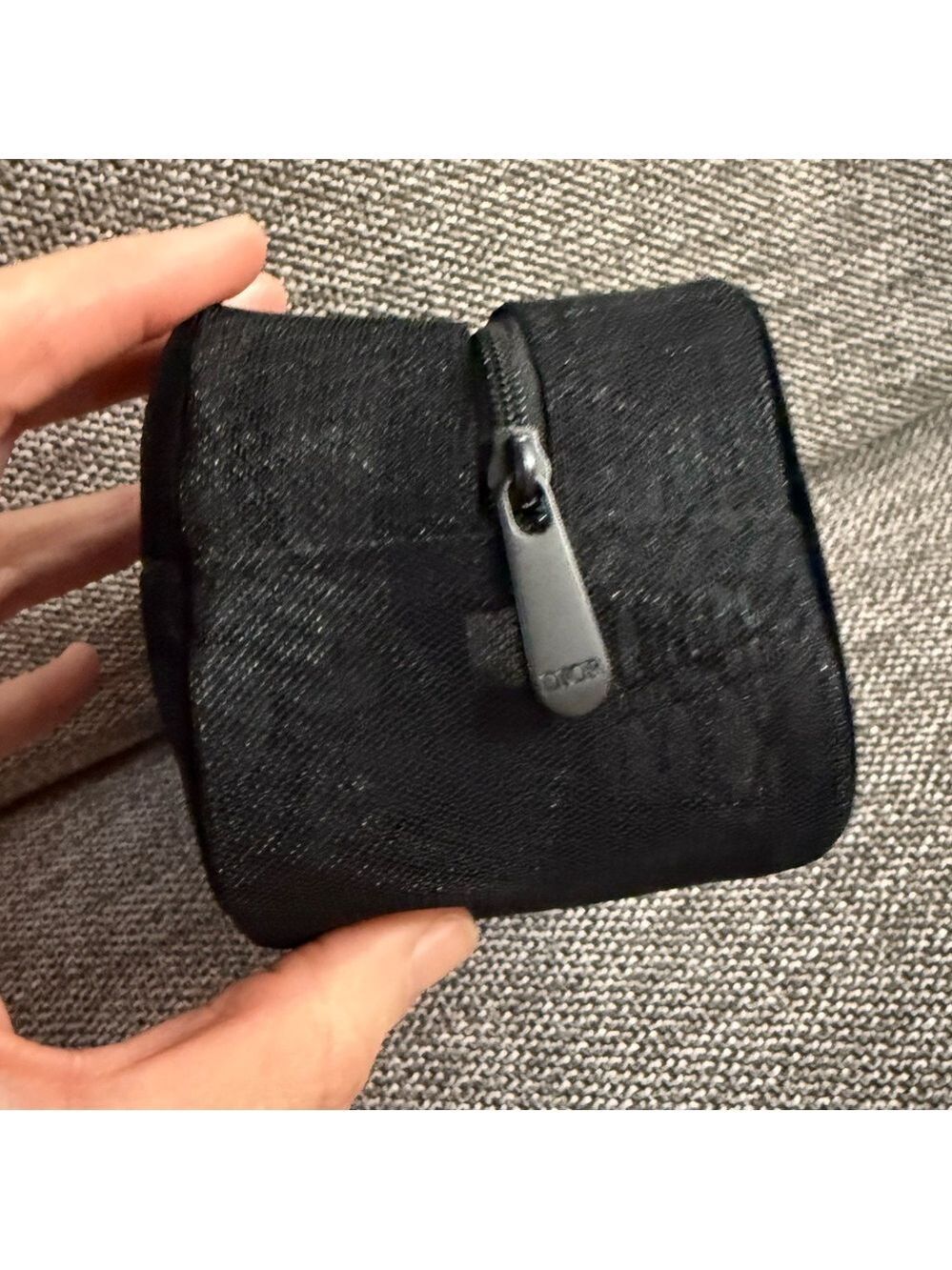 Dior Beauty Makeup Bag Mesh Black Small Pouch Gift Luxury Authentic - Picture 12 of 16